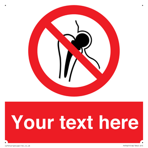 Custom prohibition No metallic implants